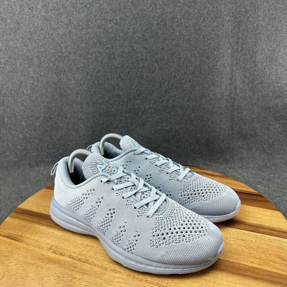 APL TechLoom PRO Womens Sz 9.5 Frozen Ice Blue Knit Athletic Running Sneaker - Picture 2 of 11